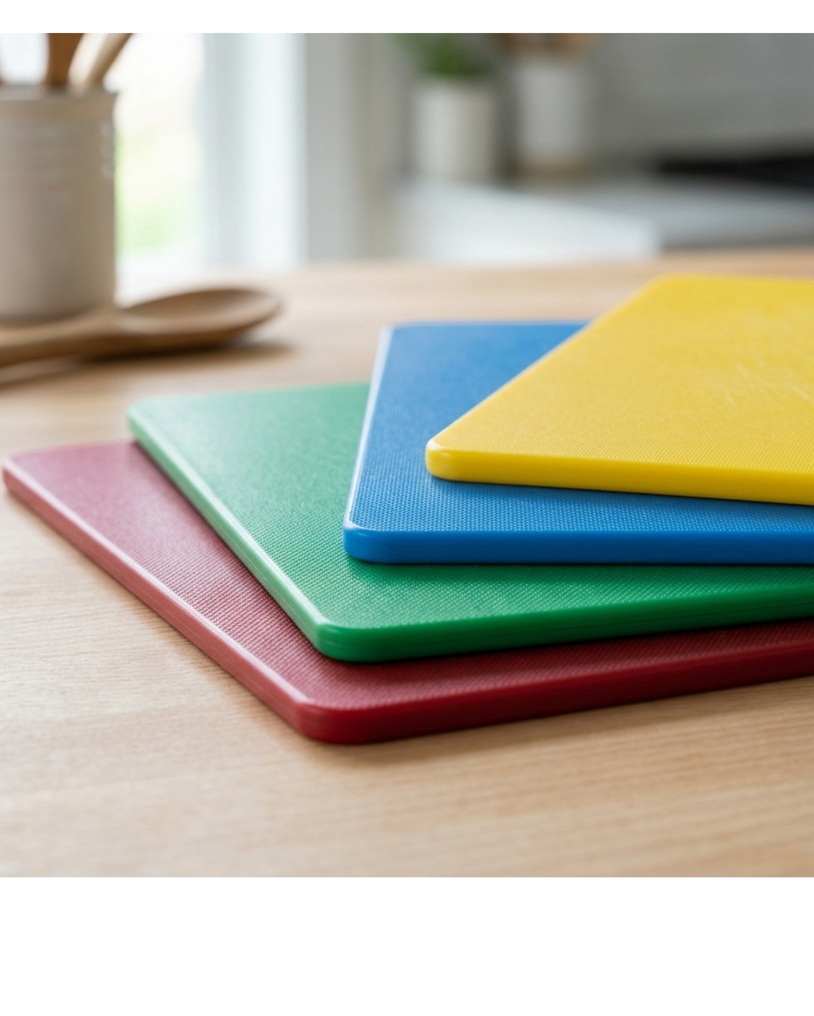 Omnily Flexible Cutting Mats Color Coded 4-Pack Multicolor